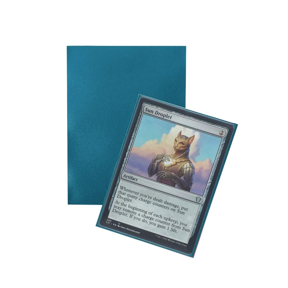 BCW Supplies: Iridian Matte Sleeves Petrol 100