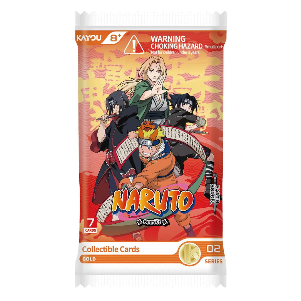 Kayou Naruto Smriti Collectible Cards Collector Box (5 Packs) Earth Scroll 2