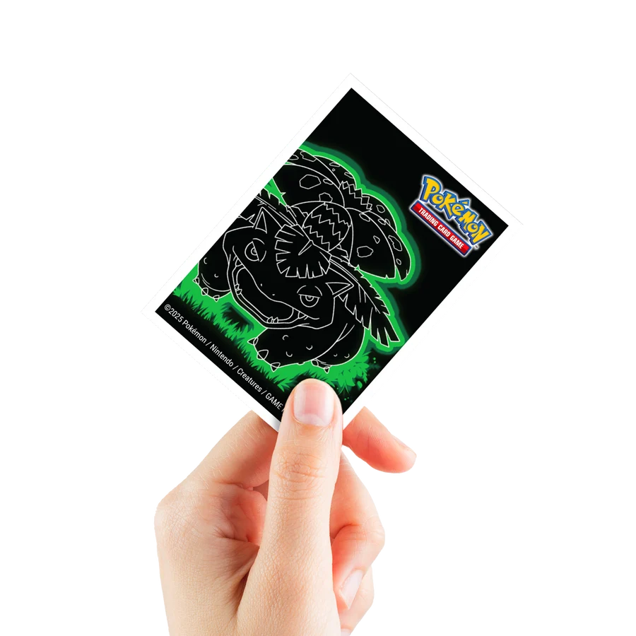 Tcg Ultra Pro: Neon Kanto 105ct APEX DECK PROTECTOR Sleeves Venusaur for Pokémon