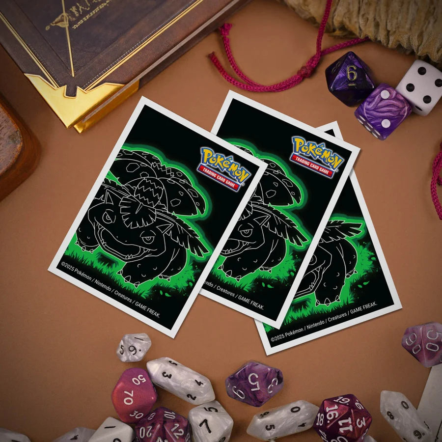 Tcg Ultra Pro: Neon Kanto 105ct APEX DECK PROTECTOR Sleeves Venusaur for Pokémon