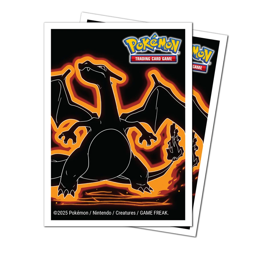 Tcg Ultra Pro: Neon Kanto 105ct APEX DECK PROTECTOR Sleeves Charizard for Pokémon