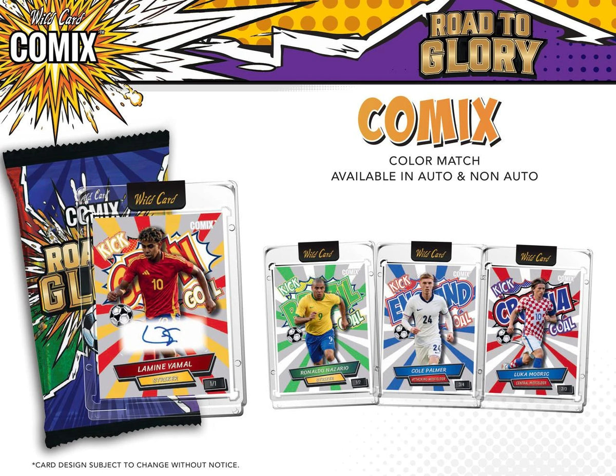 2026 Wild Card Comix Soccer Road to Glory Box
