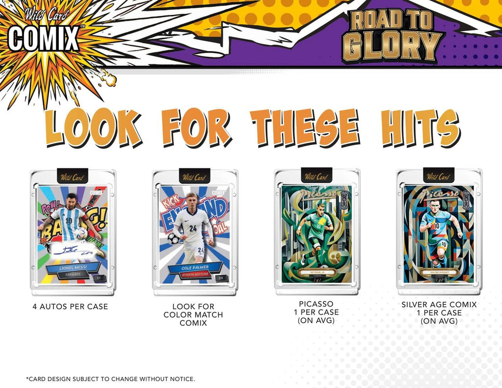 2026 Wild Card Comix Soccer Road to Glory Box