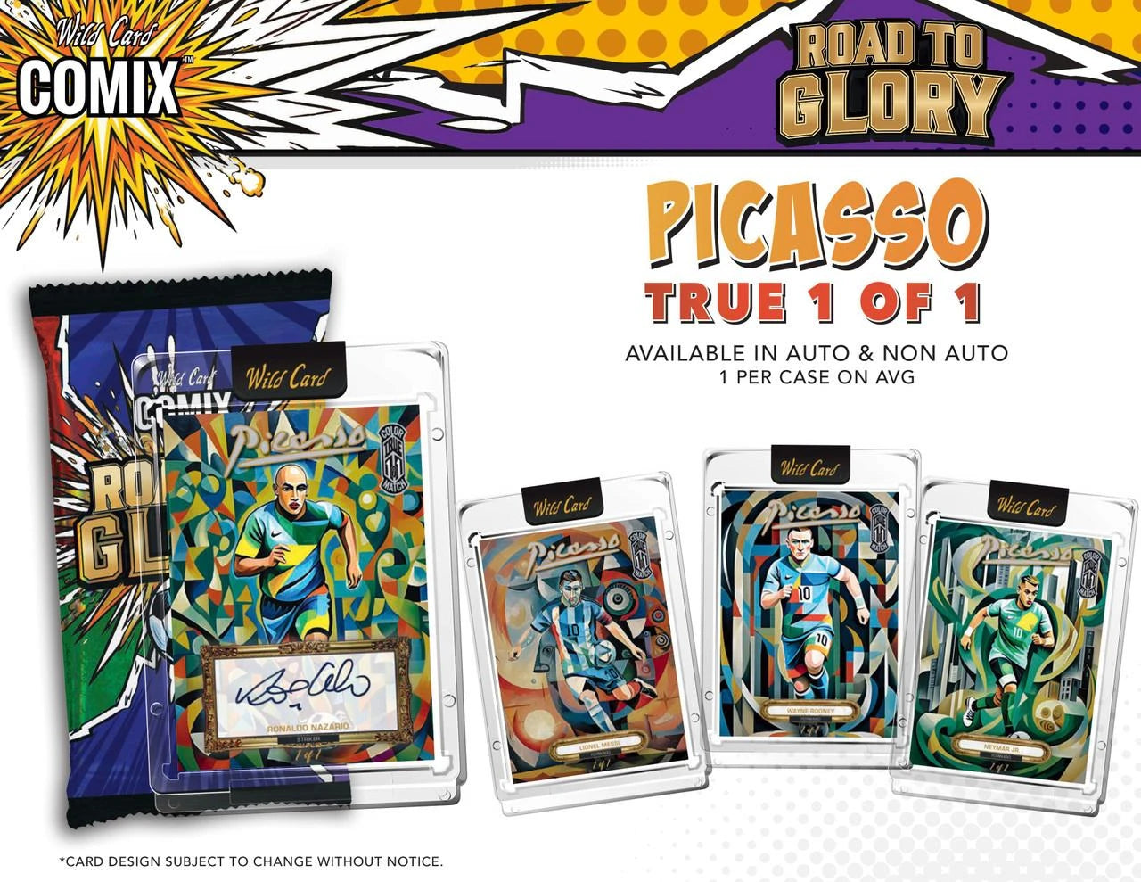 2026 Wild Card Comix Soccer Road to Glory Box