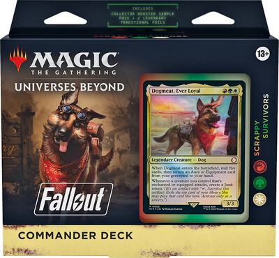 Tcg magic the gathering: Fallout Commander Deck Scrappy Survivors