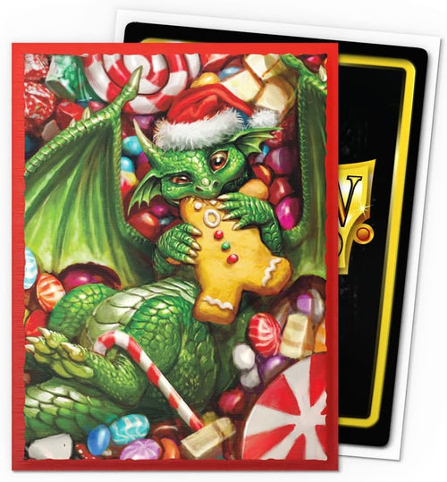 Dragon Shield Sleeves: Standard Brushed Christmas 2024 Art Limited Edition 100 ct