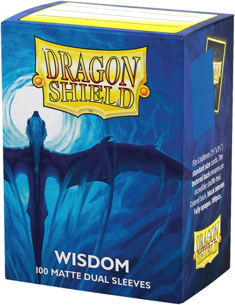 Dragon Shield Sleeves: Standard DUAL Matte Wisdom 100 ct