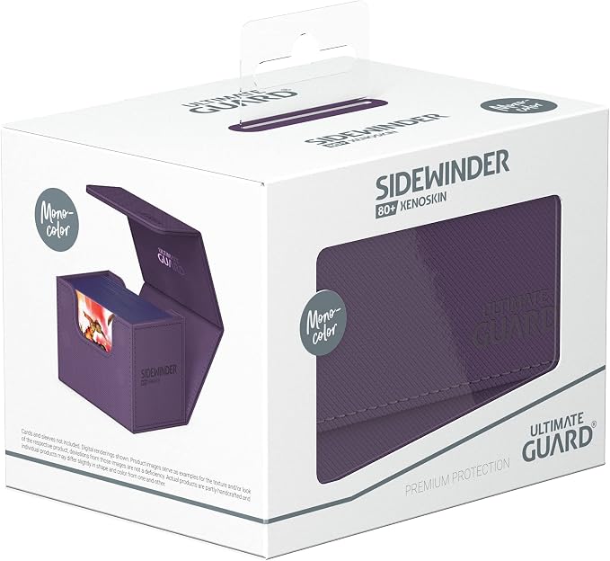 Ultimate Guard Sidewinder 80+ XenoSkin Monocolor Purple