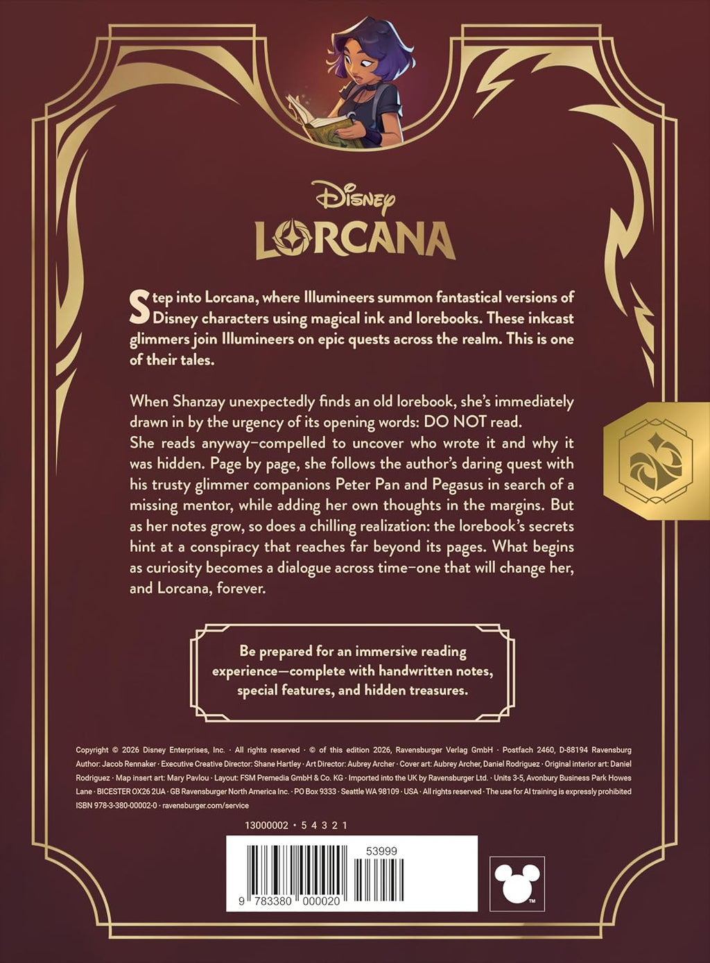 Disney Lorcana Quest of Wonders: An Illumineer's Lorebook