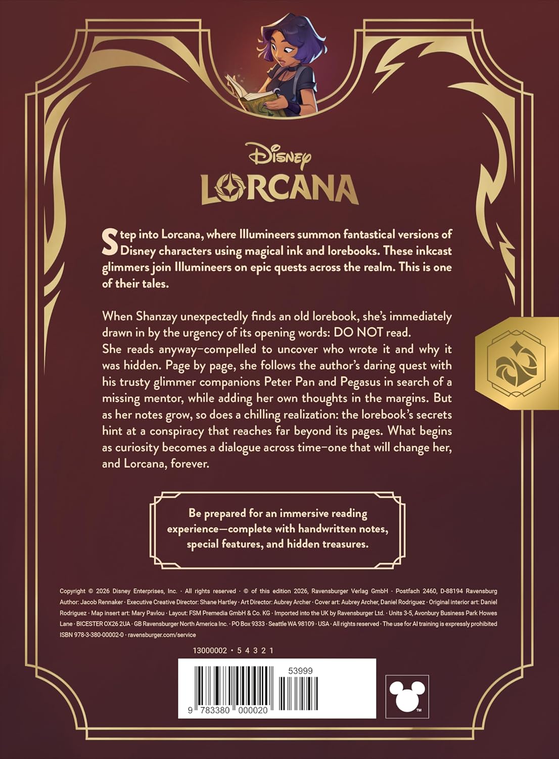 Disney Lorcana Quest of Wonders: An Illumineer's Lorebook