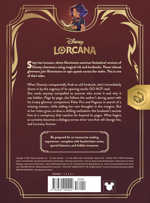 Disney Lorcana Quest of Wonders: An Illumineer's Lorebook