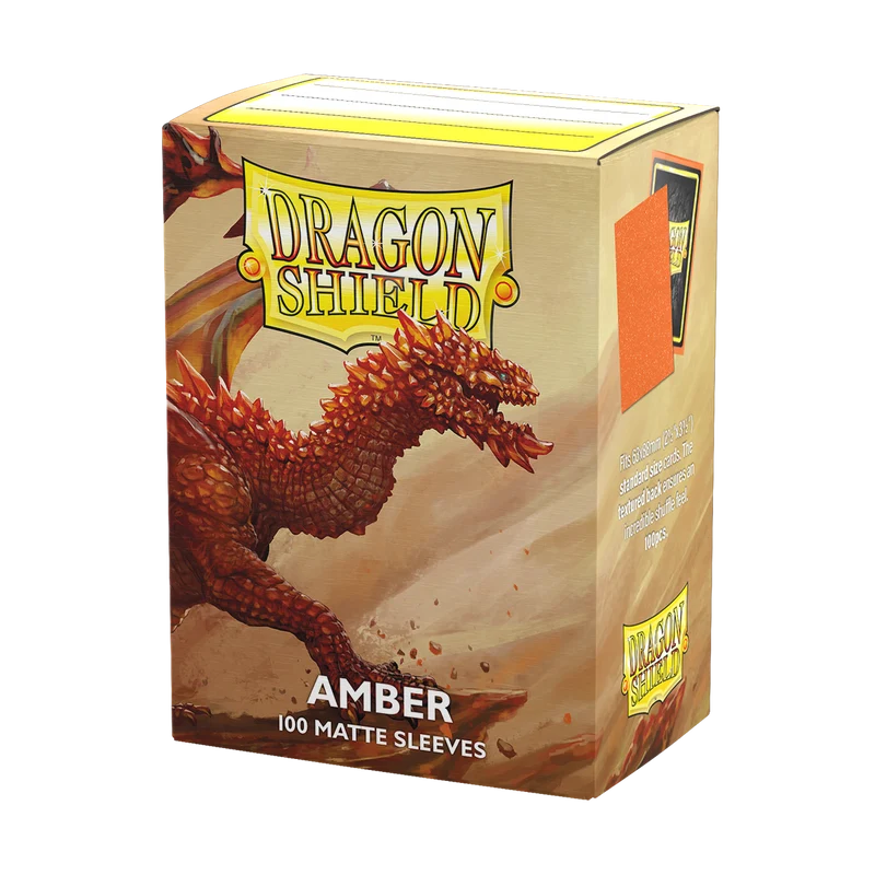 Tcg Dragon Shield: Amber Matte Sleeves