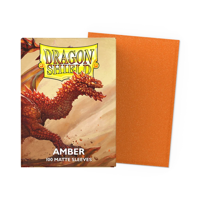 Tcg Dragon Shield: Amber Matte Sleeves