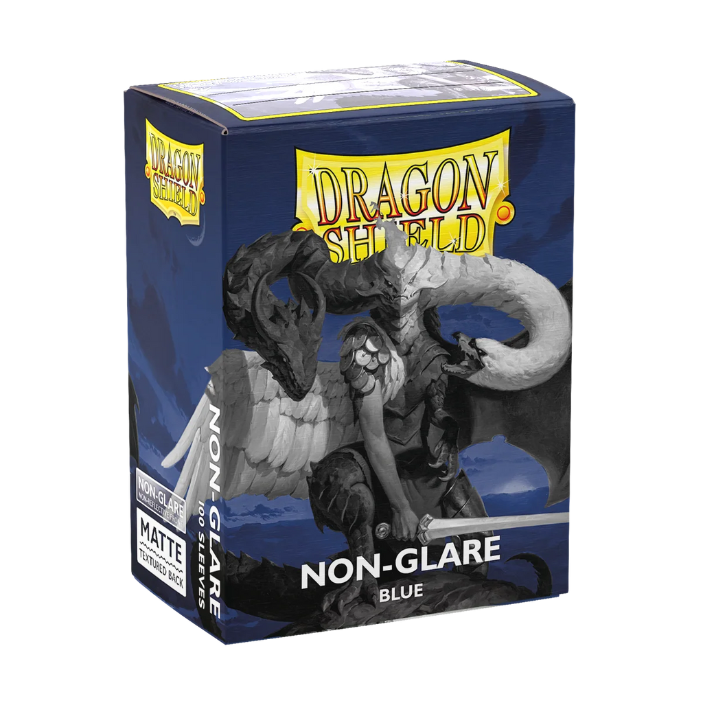 Dragon Shield Sleeves: Standard Matte Non Glare Blue 100 ct