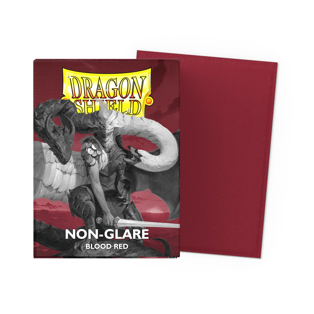 Dragon Shield Sleeves: Standard Matte Non Glare Blood Red 100 ct