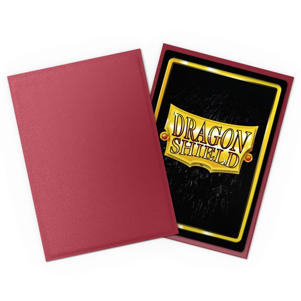 Dragon Shield Sleeves: Standard Matte Non Glare Blood Red 100 ct