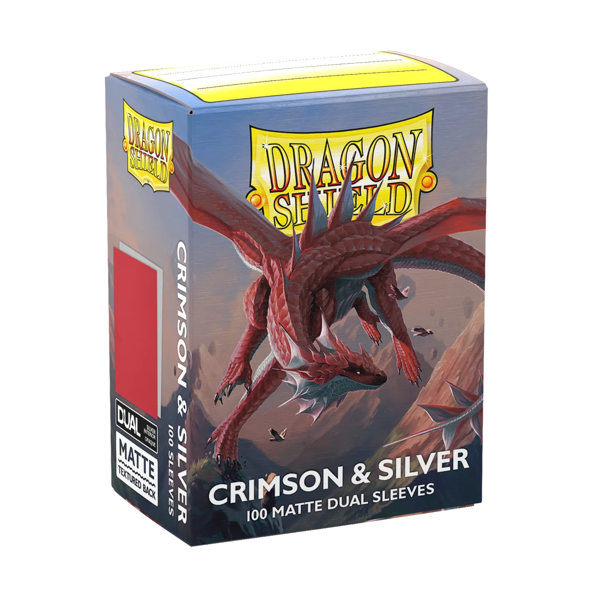 Tcg dragon shield: Crimson & Silver Matte Dual Sleeves