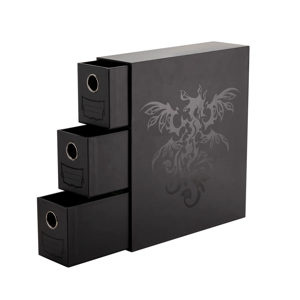 Tcg dragon shield: Fortress Card Drawers Black