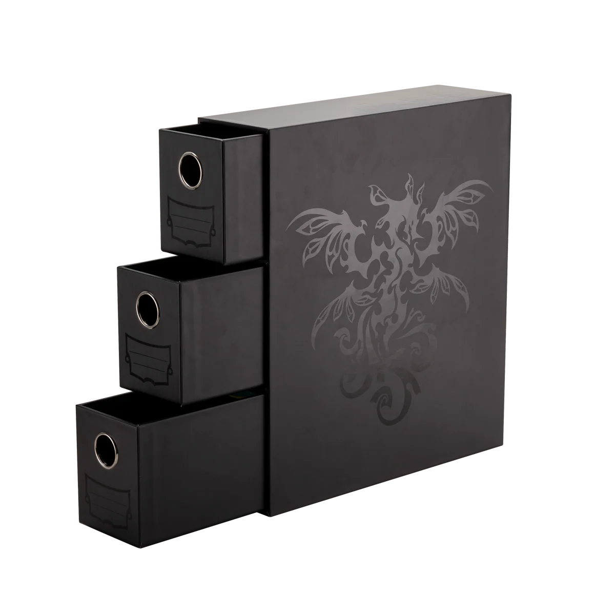 Tcg dragon shield: Fortress Card Drawers Black