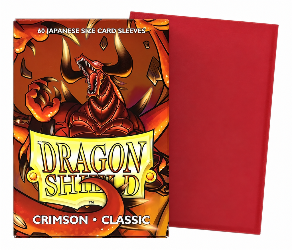 Dragon Shield Japanese Size crimson classic x60