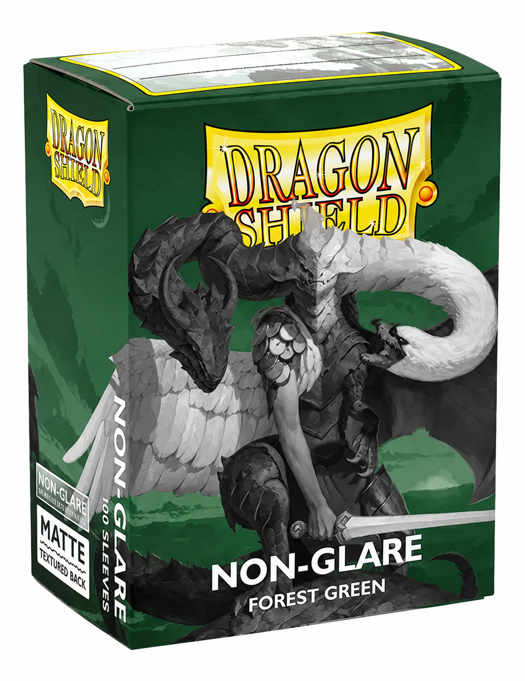 Dragon Shield Sleeves: Standard Matte Non Glare Forest Green 100 ct