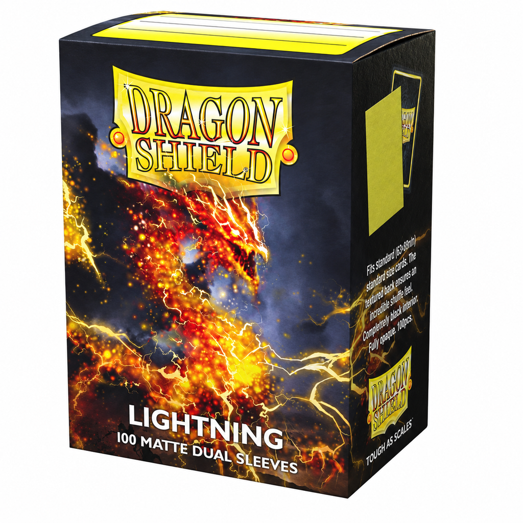 Dragon Shield Sleeves: Standard DUAL Matte Lightning 100 ct