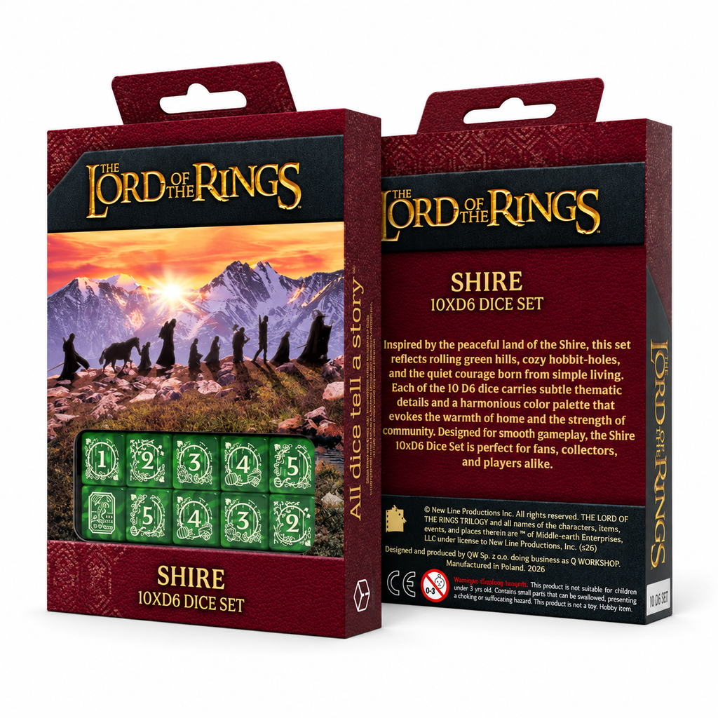 The Lord of the Rings: Shire 10xD6 Dice Set