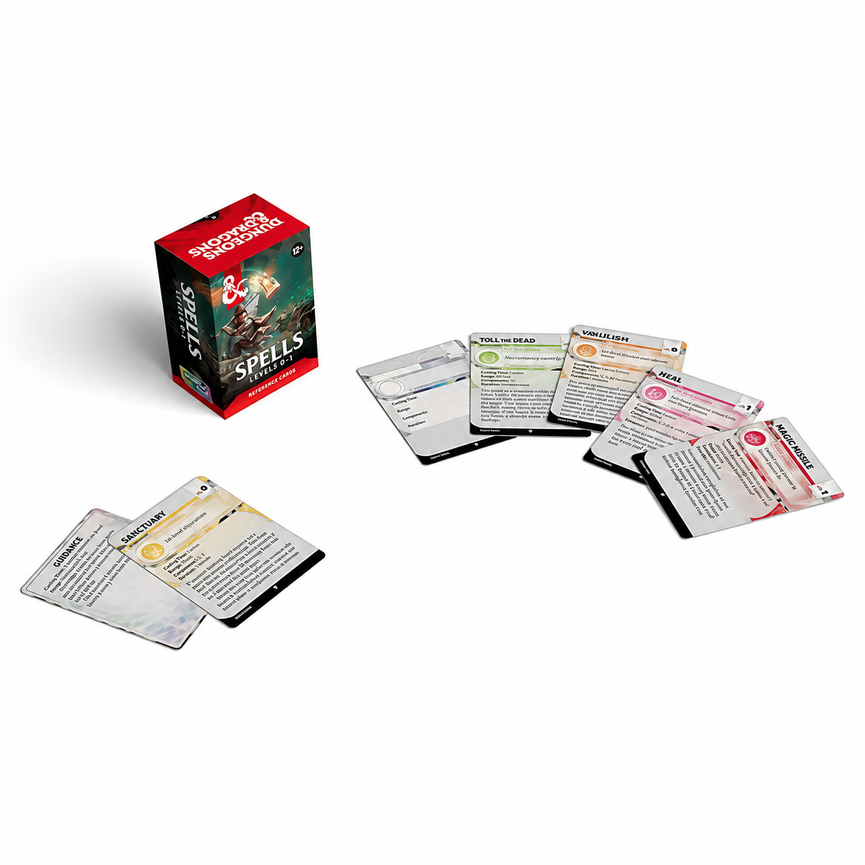 D&D 5e: Reference Cards Trove Spells 0-1
