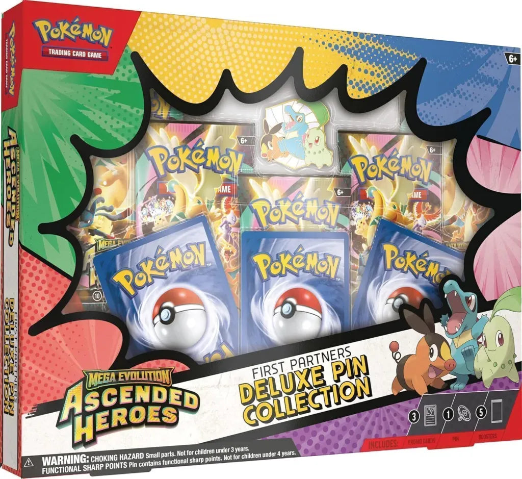 Pokémon Tcg: First Partners Deluxe Pin Collection