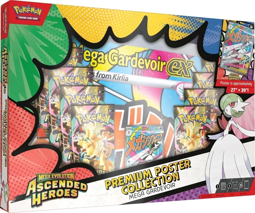 Pókemon Tcg: Premium Poster Collection Mega Gardevoir Ex