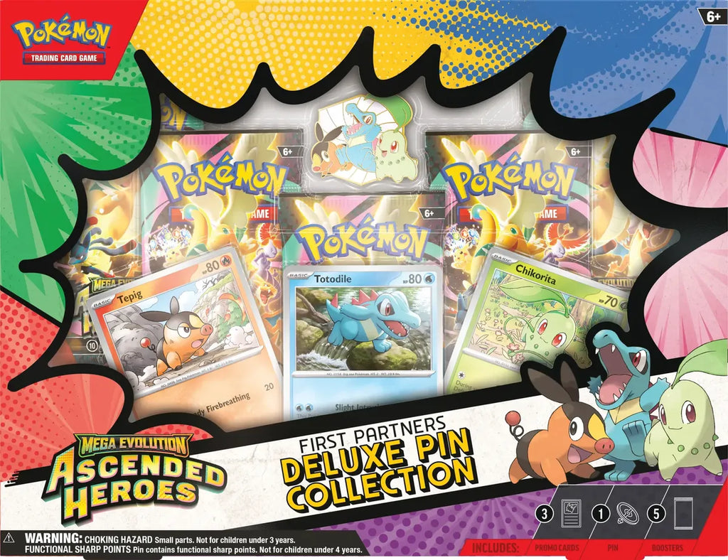 Pokémon Tcg: First Partners Deluxe Pin Collection