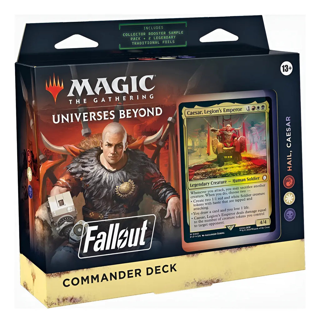 Tcg magic the gathering: Fallout Commander Deck Hail, Caesar