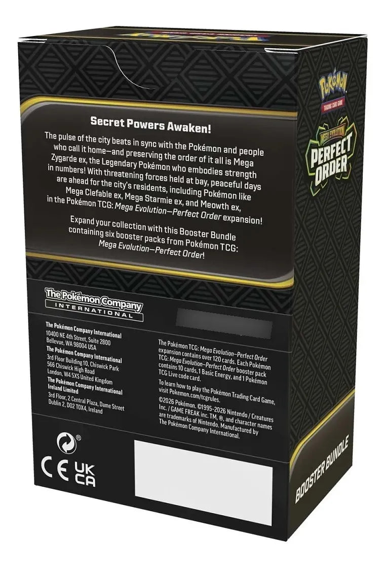 Pokémon Tcg: Mega Evolution Perfect Order Bundle