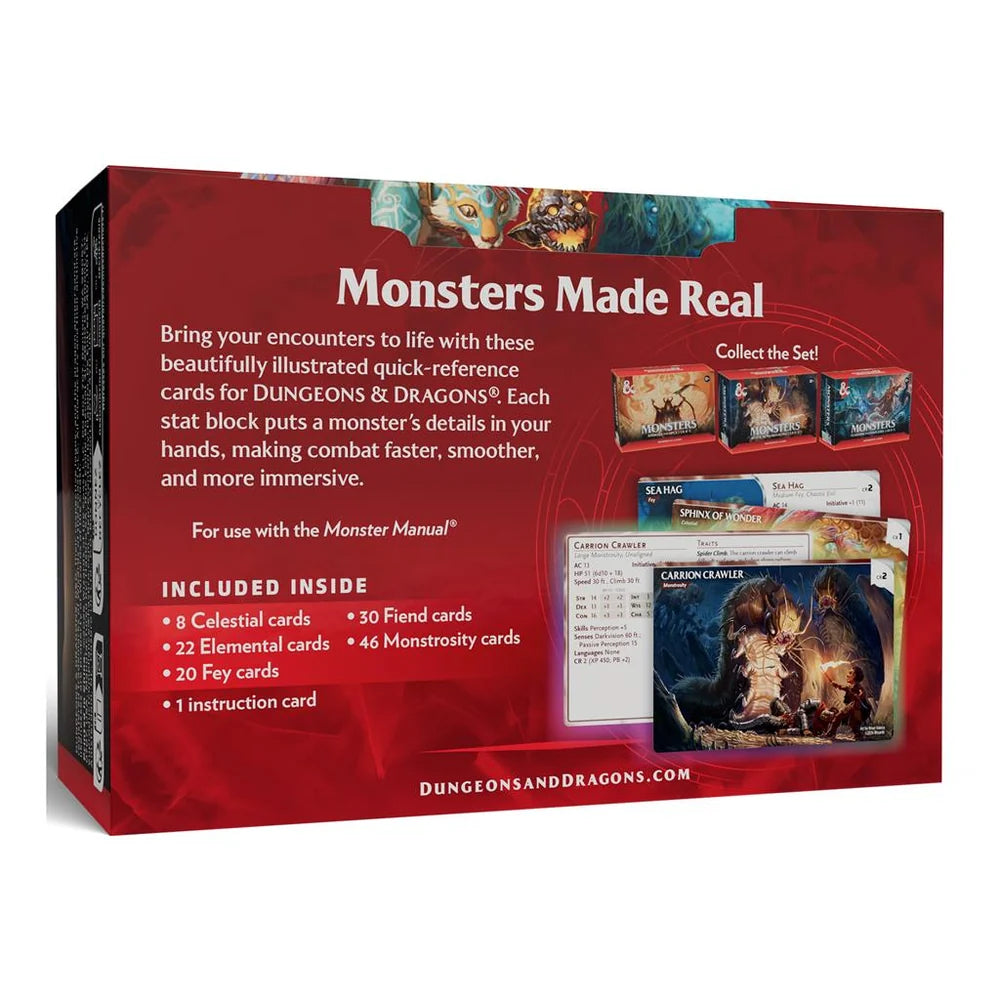 Dungeons & Dragons Trove 7 Monster Cards CR 2-5