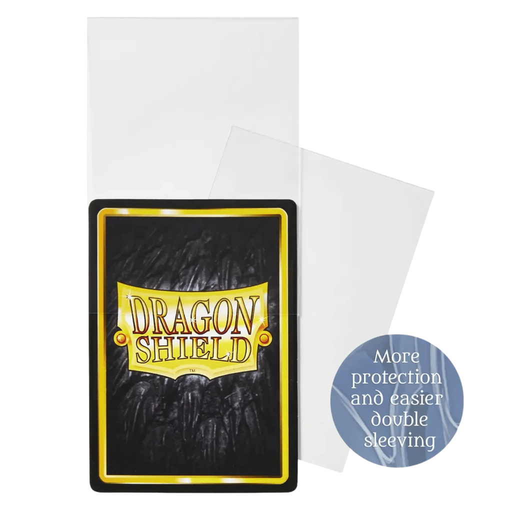 Dragon Shield Perfect Fit Standard Thick Inner Sleeves Clear 100 ct