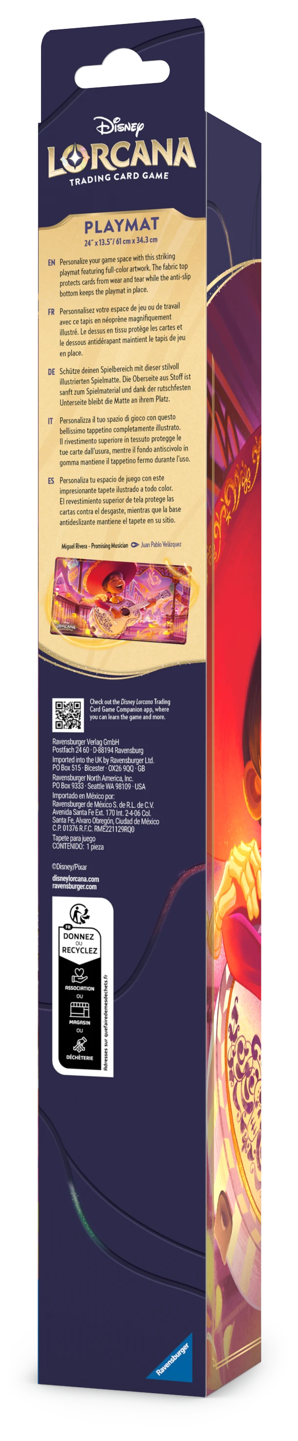 Disney Lorcana: Hyperia City -SET 14- Miguel Rivera Playmat