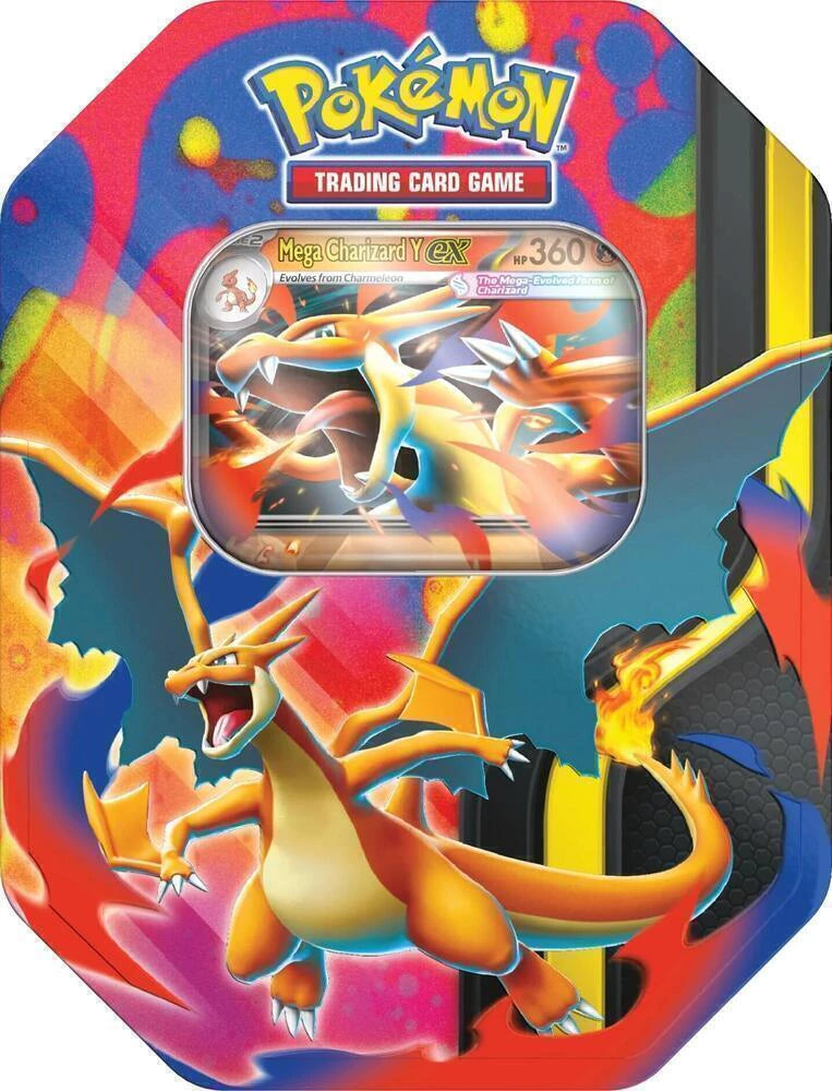 Tcg Pokemon Card Game: Mega Charizard Y Tin