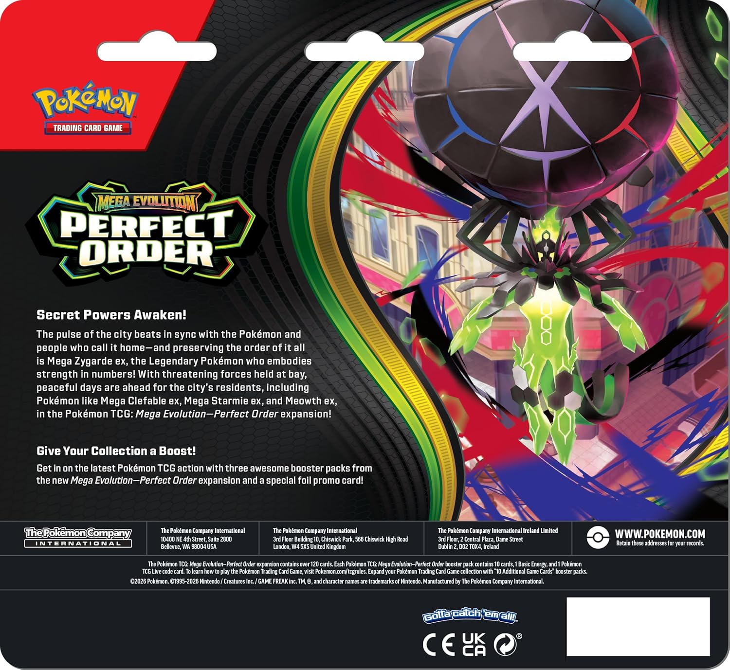 Tcg Pokemon: Perfect Order 3 Pack Blister Chikorita