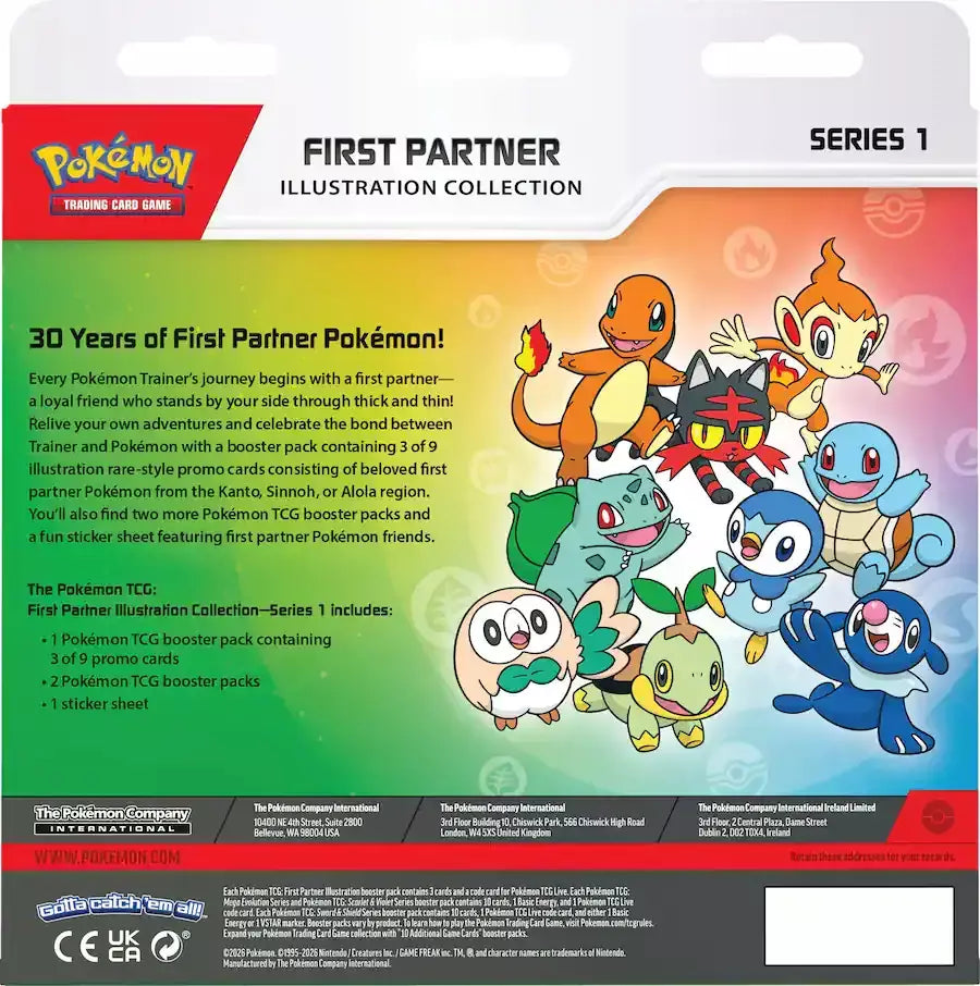 Pokémon Tcg: First Partner Illustration Collection Series 1