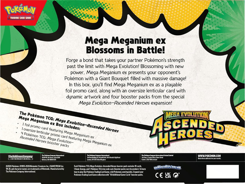 Tcg Pokemon: Mega evolution Ascended Heroes xBox Mega Meganium