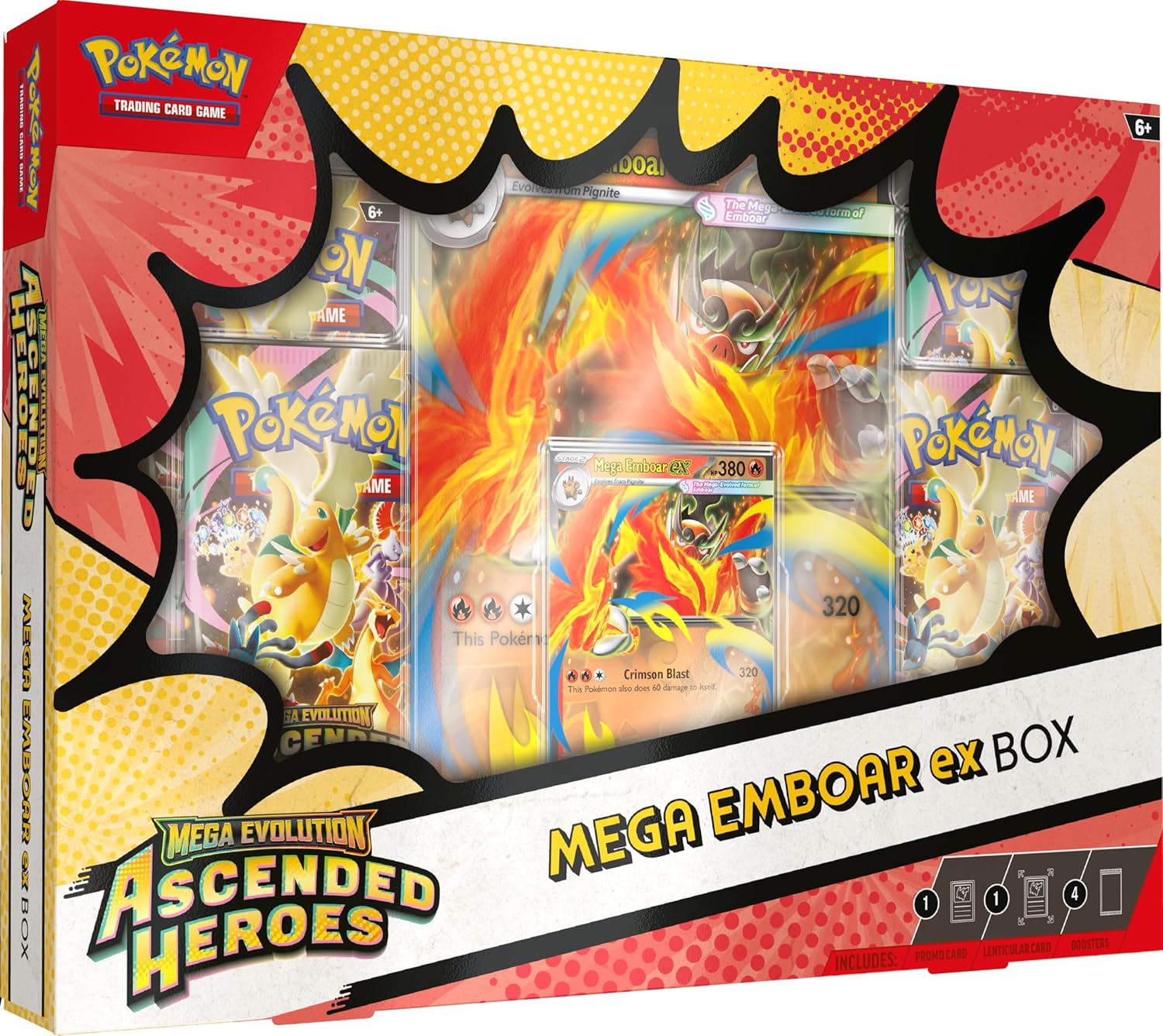 Tcg Pokemon: Mega evolution Ascended Heroes exBox Mega Emboar