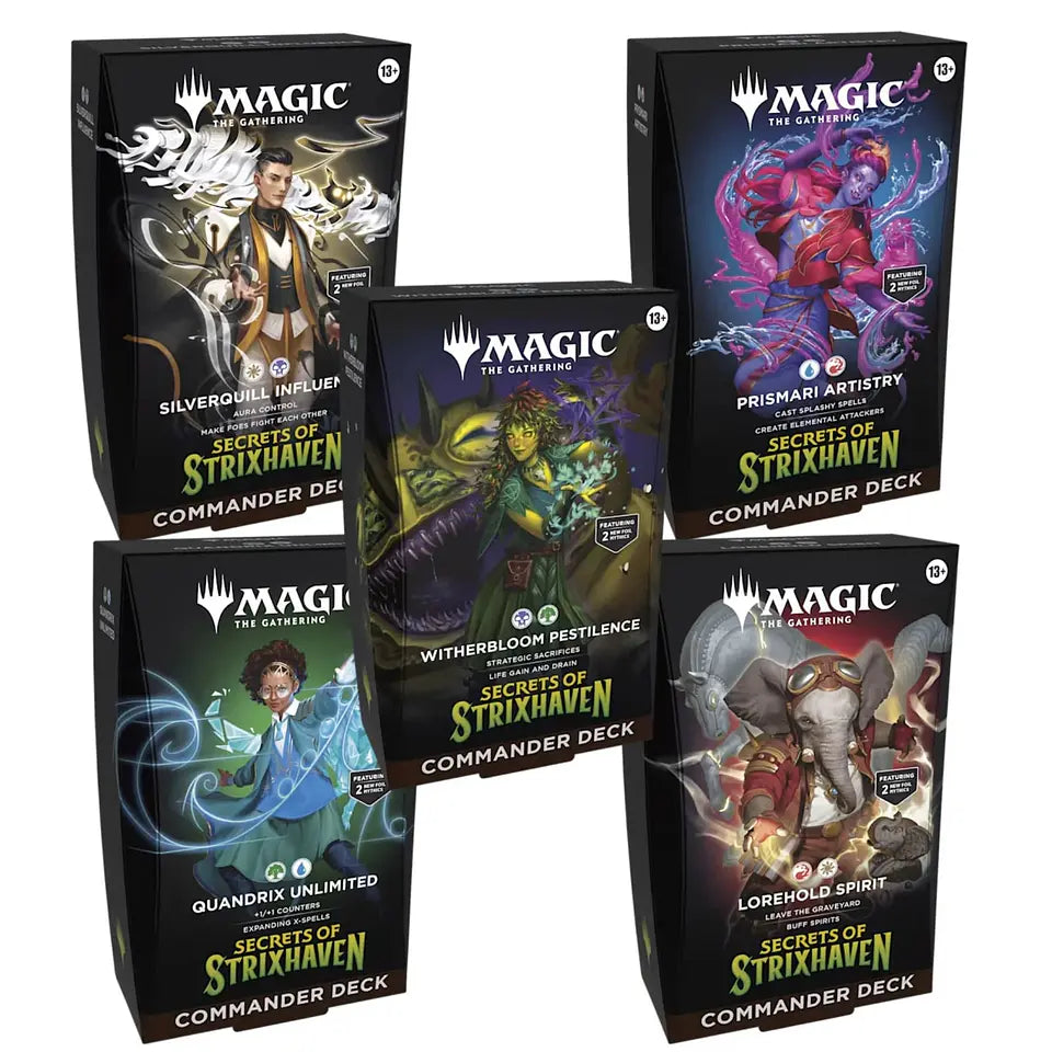 Tcg Magic the gathering: Secrets of Strixhaven Quandrix Unlimited deck