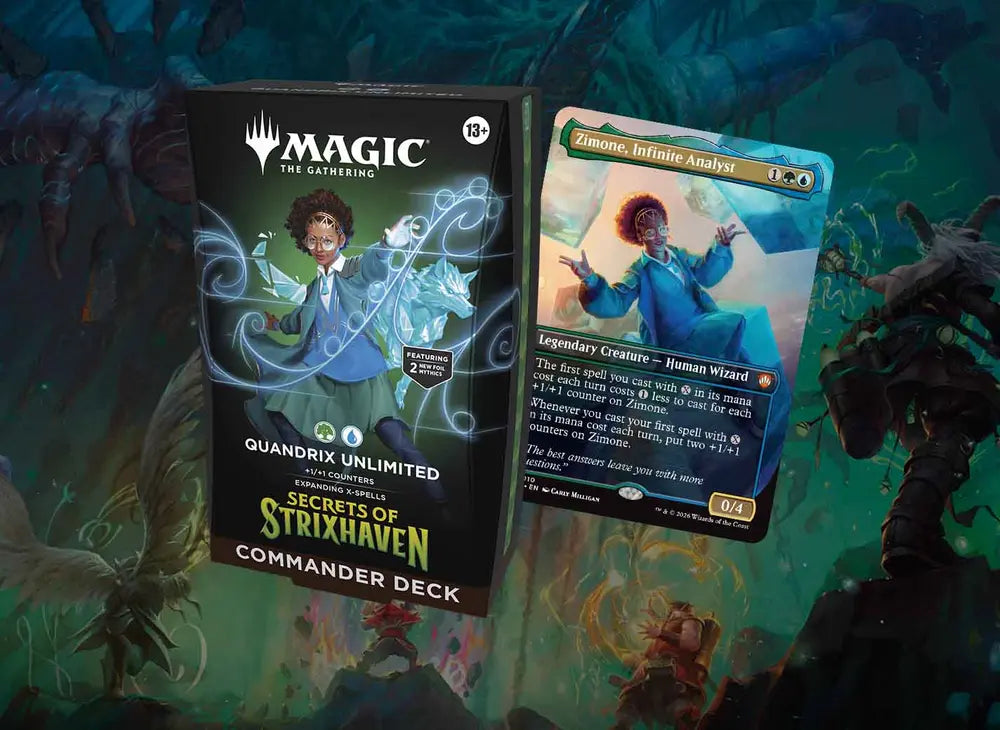 Tcg Magic the gathering: Secrets of Strixhaven Quandrix Unlimited deck