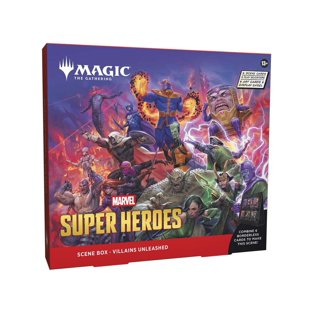 Tcg Magic the gathering: Marvel Super Heroes Scene Box Villains Unleashed