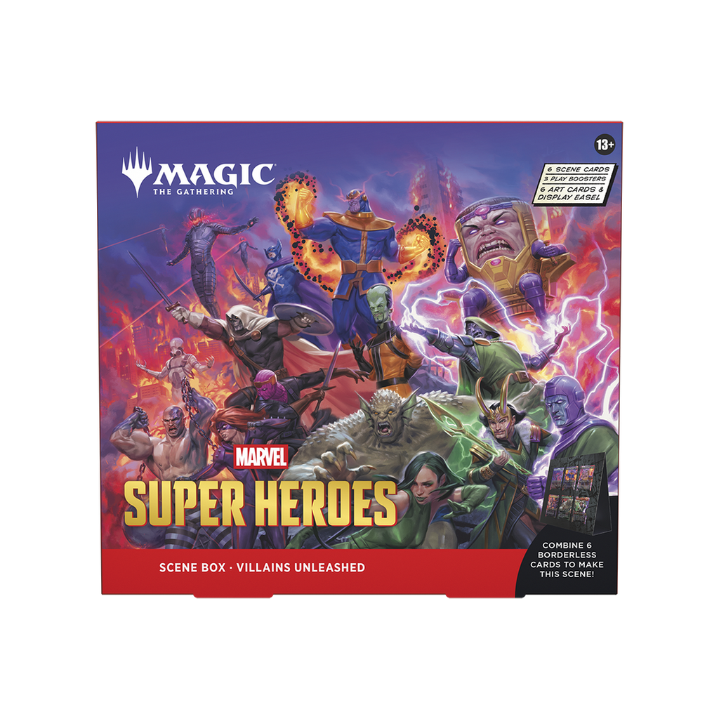 Tcg Magic the gathering: Marvel Super Heroes Scene Box Villains Unleashed
