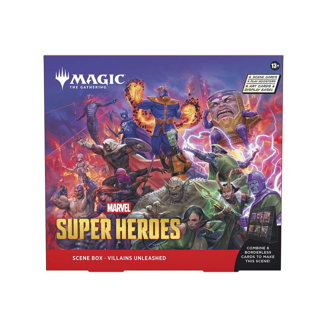 Tcg Magic the gathering: Marvel Super Heroes Scene Box Villains Unleashed