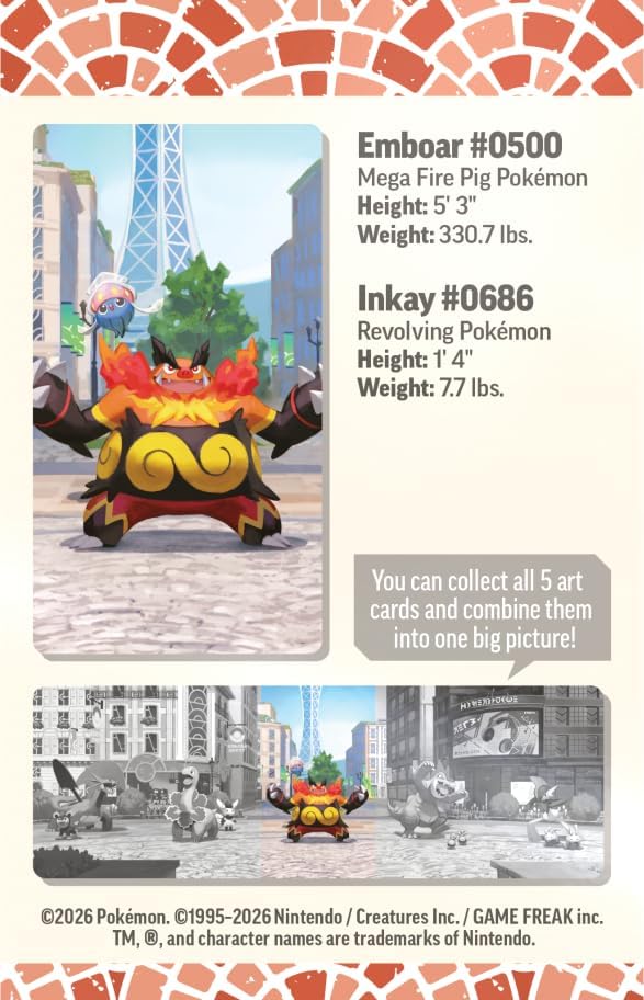 Tcg Pokémon: Mini Tin Chaos Rising Emboar Inkay