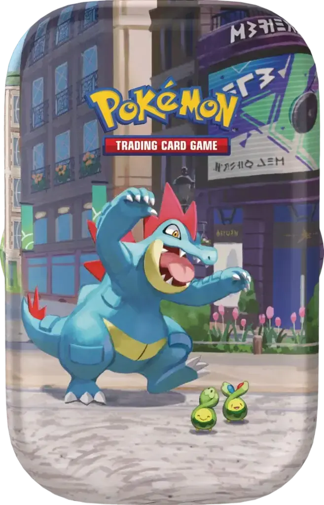 Tcg Pokémon: Mini Tin Chaos Rising Feraligatr Budew