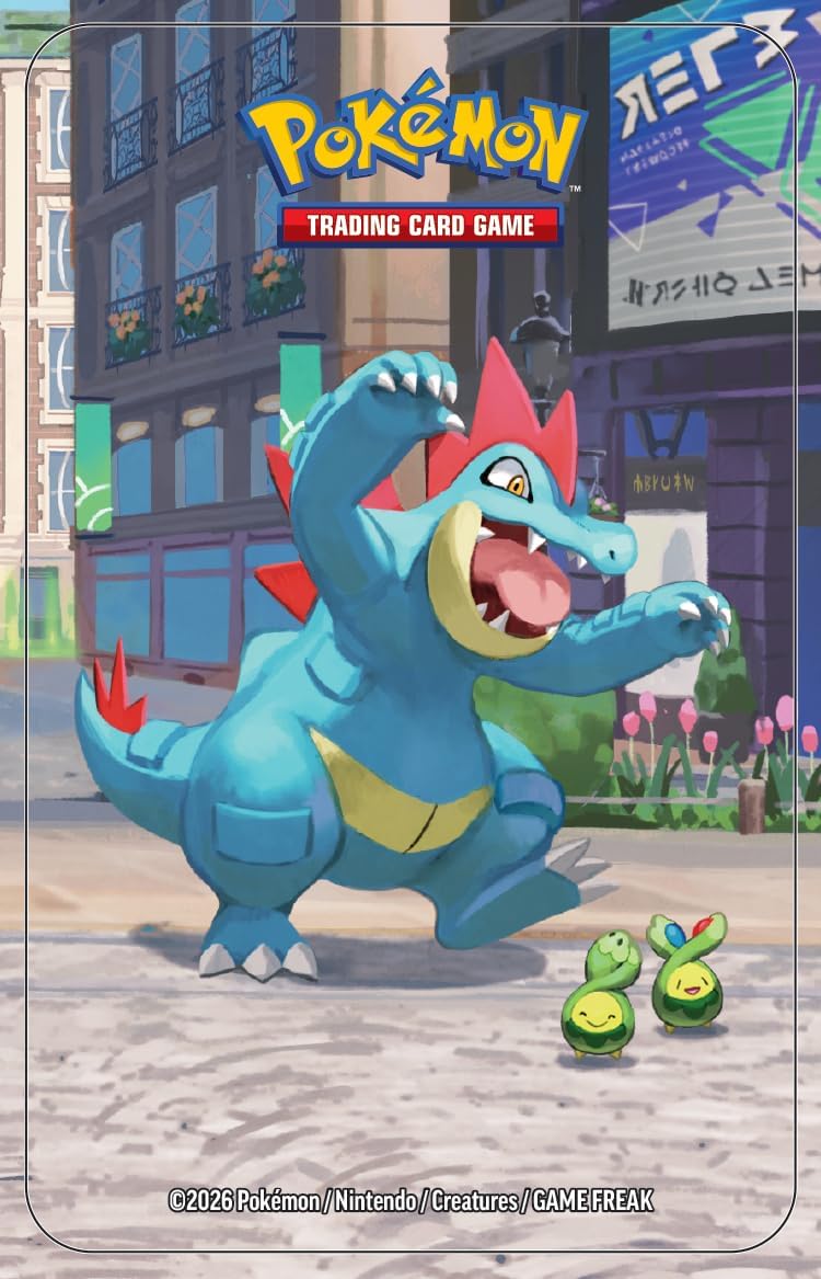 Tcg Pokémon: Mini Tin Chaos Rising Feraligatr Budew