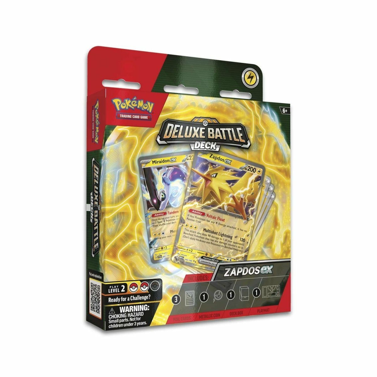 Tcg Pokemon: Zapdos ex Deluxe Battle Deck